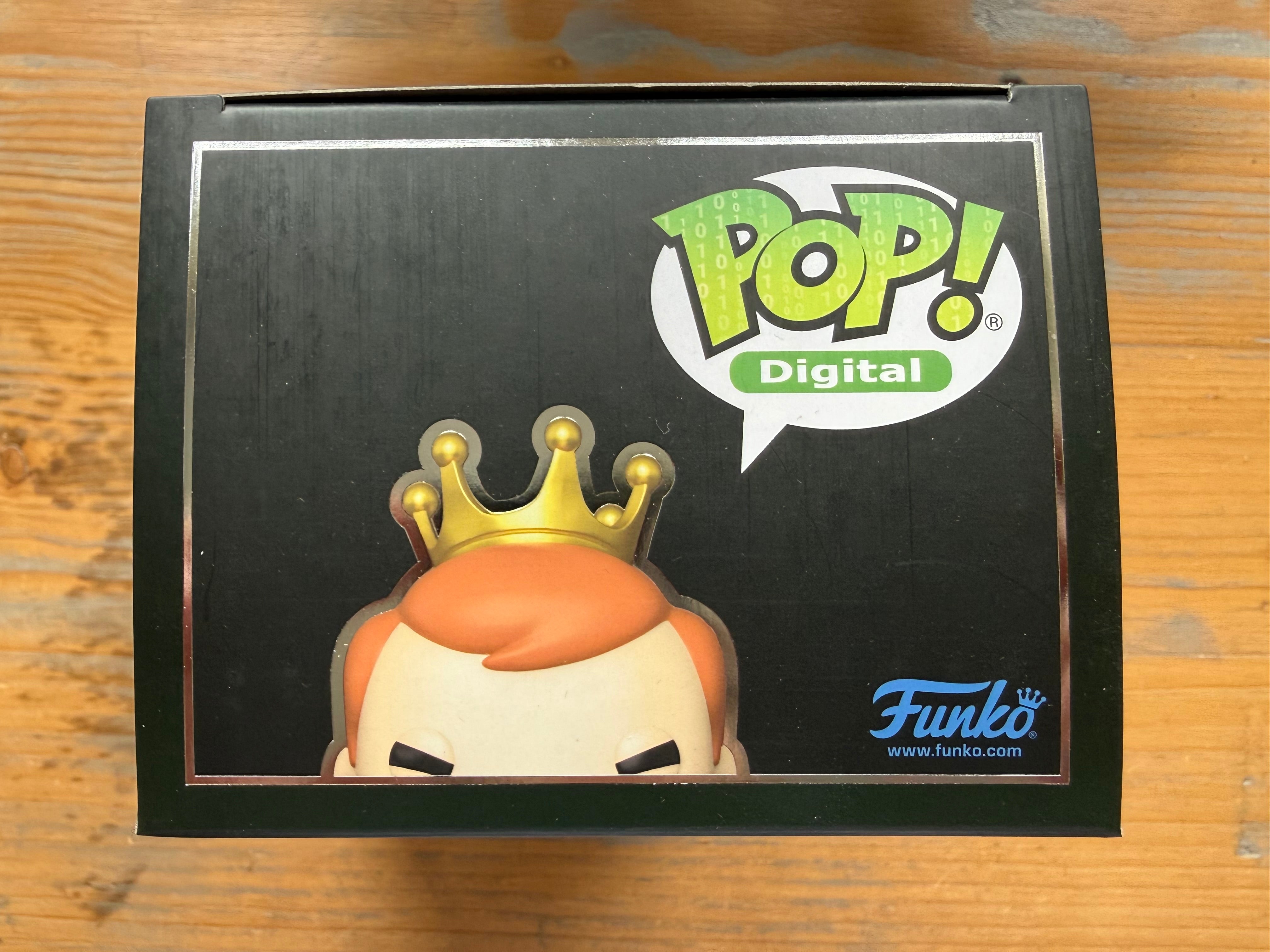 Funko Pop! Digital Alien Freddy Funko box top view