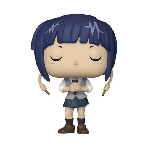 Kyoka Jiro Funko Pop vinyl figure with dark blue bob hair, holding a microphone