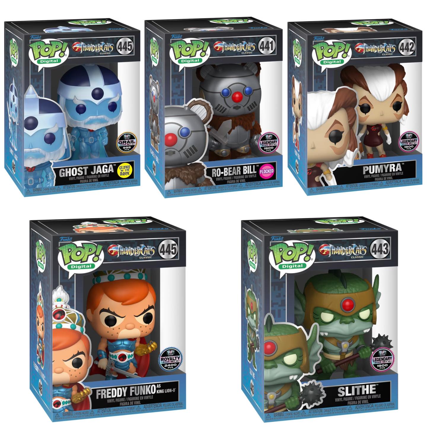Ghost Jaga vinyl figure in Funko Pop! Digital box, blue and white, #445.