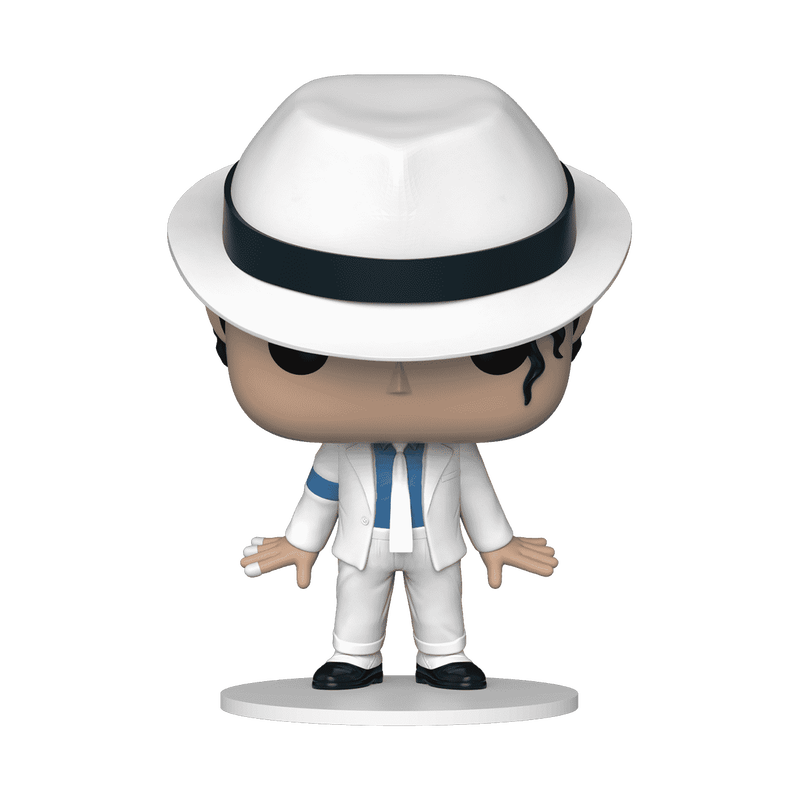 Funko Pop! Rocks vinyl figure with white fedora and black shoes