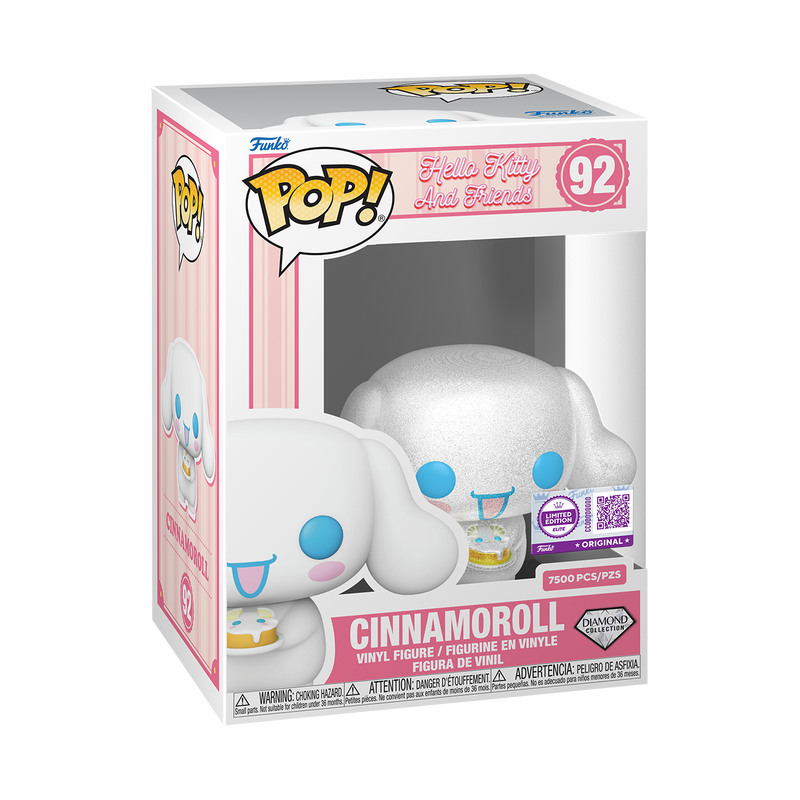 Funko Pop! vinyl figure packaging with Cinnamoroll on a white background