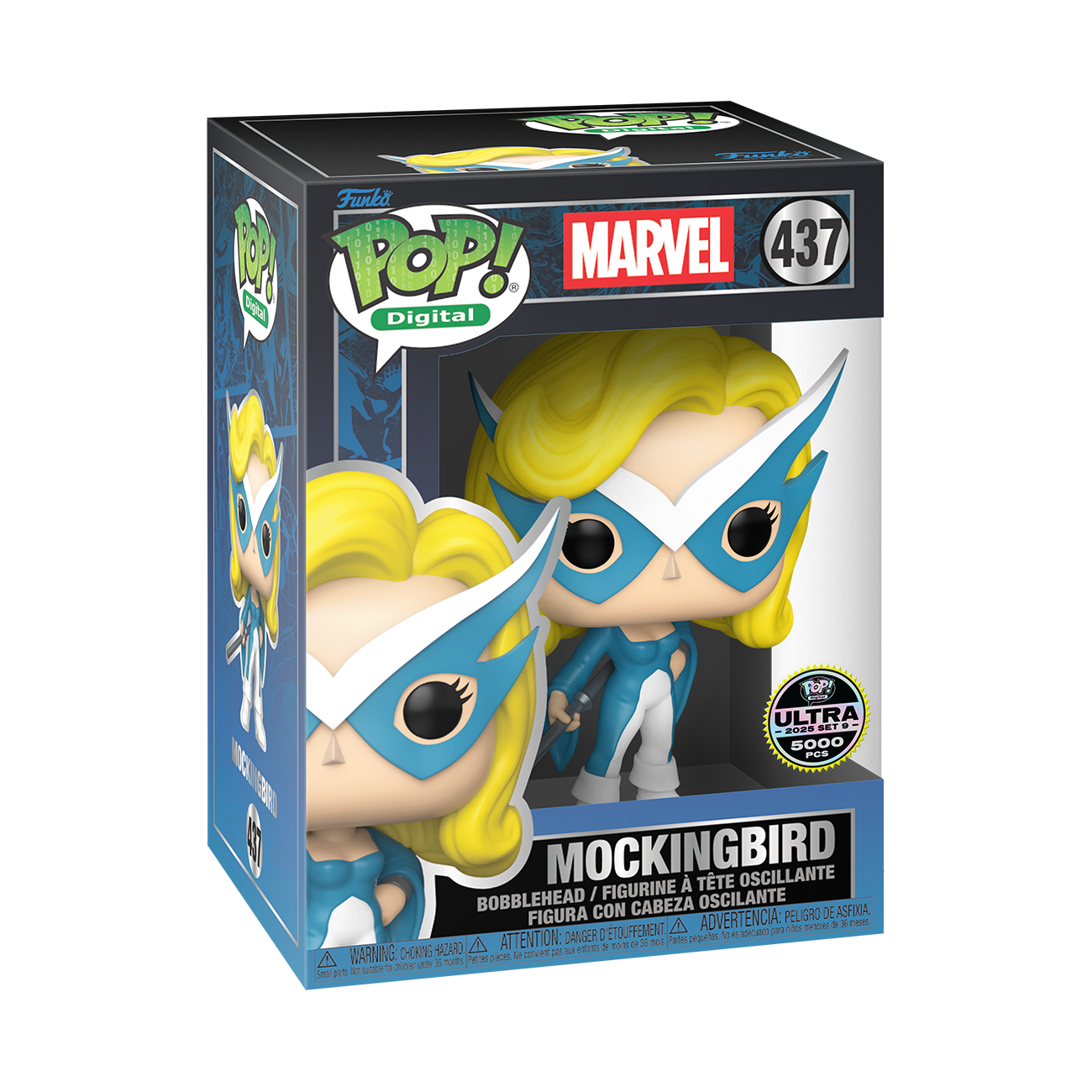 Funko Pop! Digital Marvel figure: Mockingbird in box