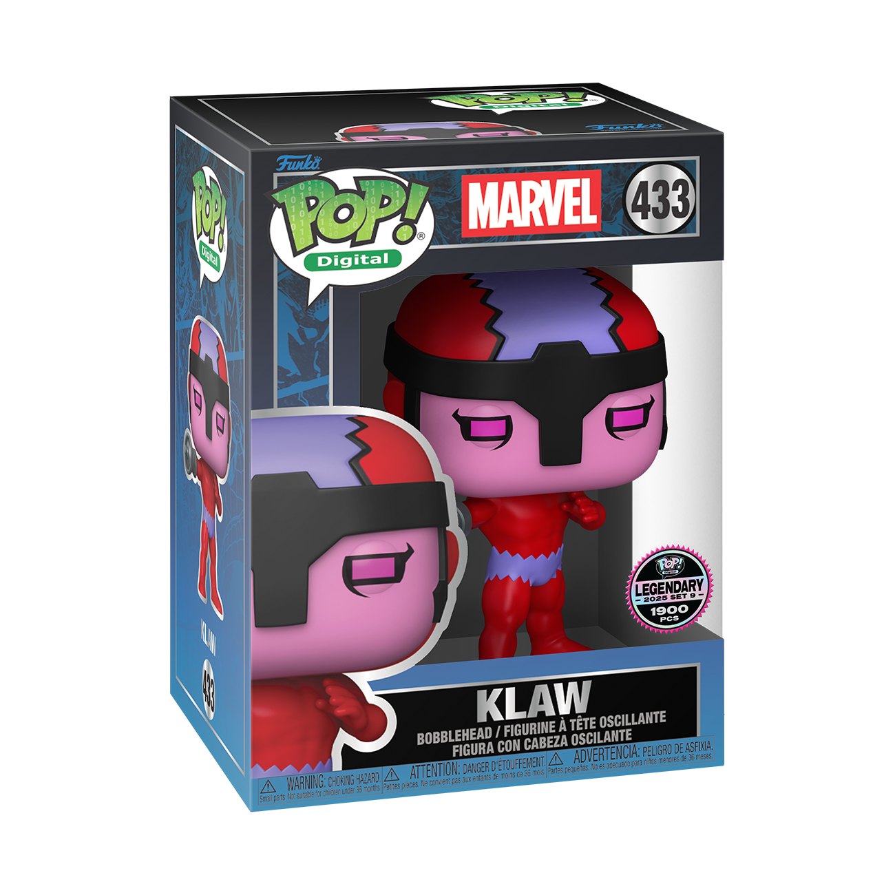 Funko Pop! Digital Marvel figure: Klaw in box
