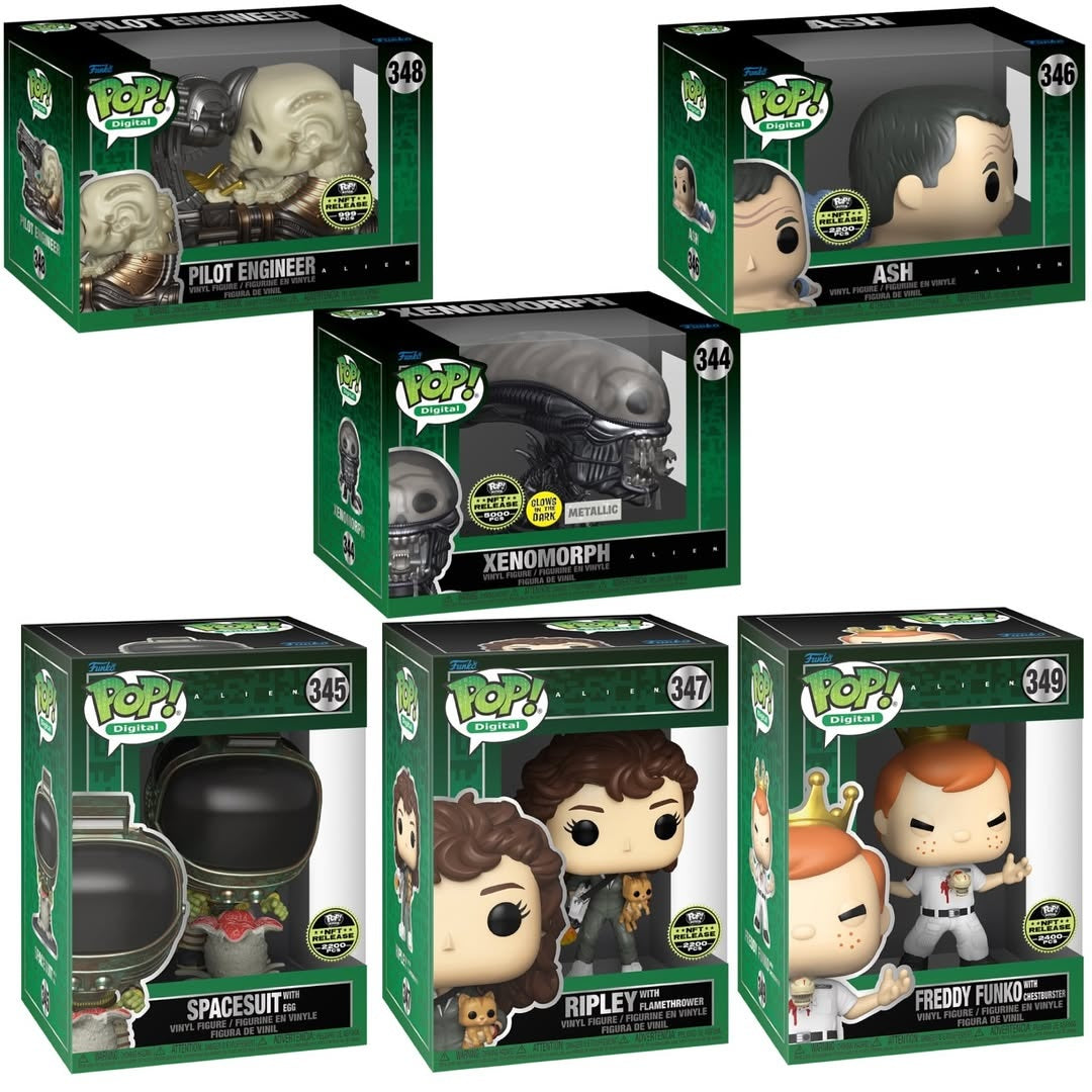 Alien Funko NFT set