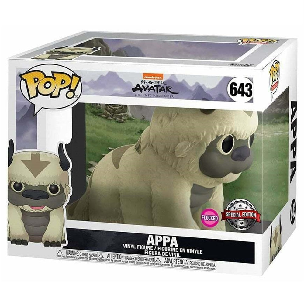 Flocked Funko Pop! vinyl figure of Appa in retail box, 6-inch edition, #643
