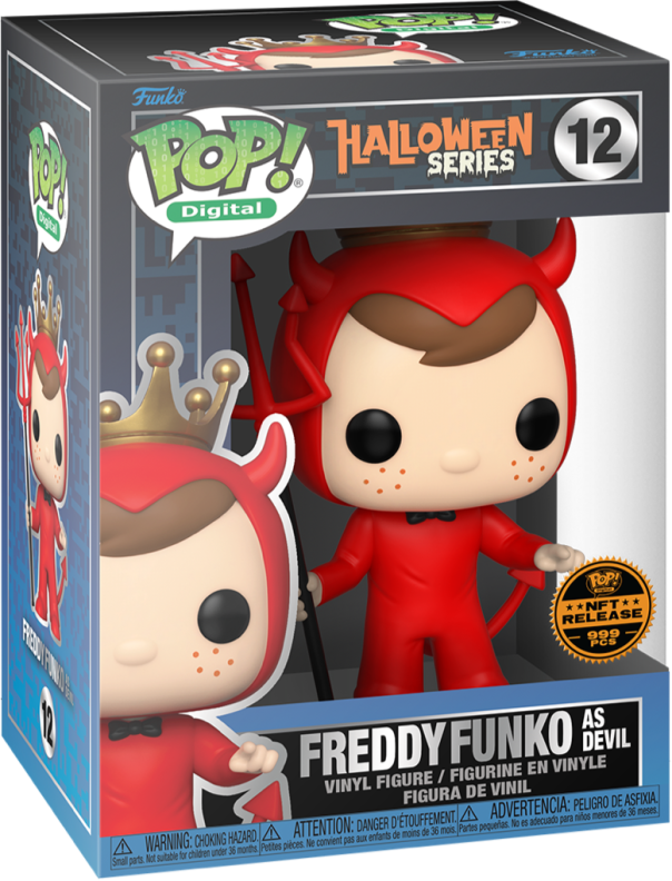 Funko Pop! Digital: Halloween Series: Freddy Funko as Devil - NFT Release 999 PCS