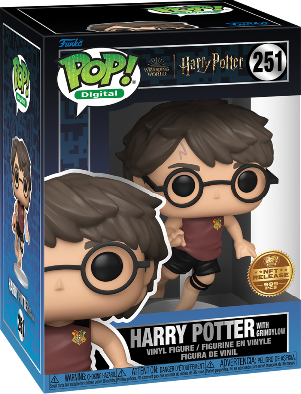 Funko Pop! Digital: Harry Potter - Harry Potter with Grindylow (Grail LE 999 PCS) #251