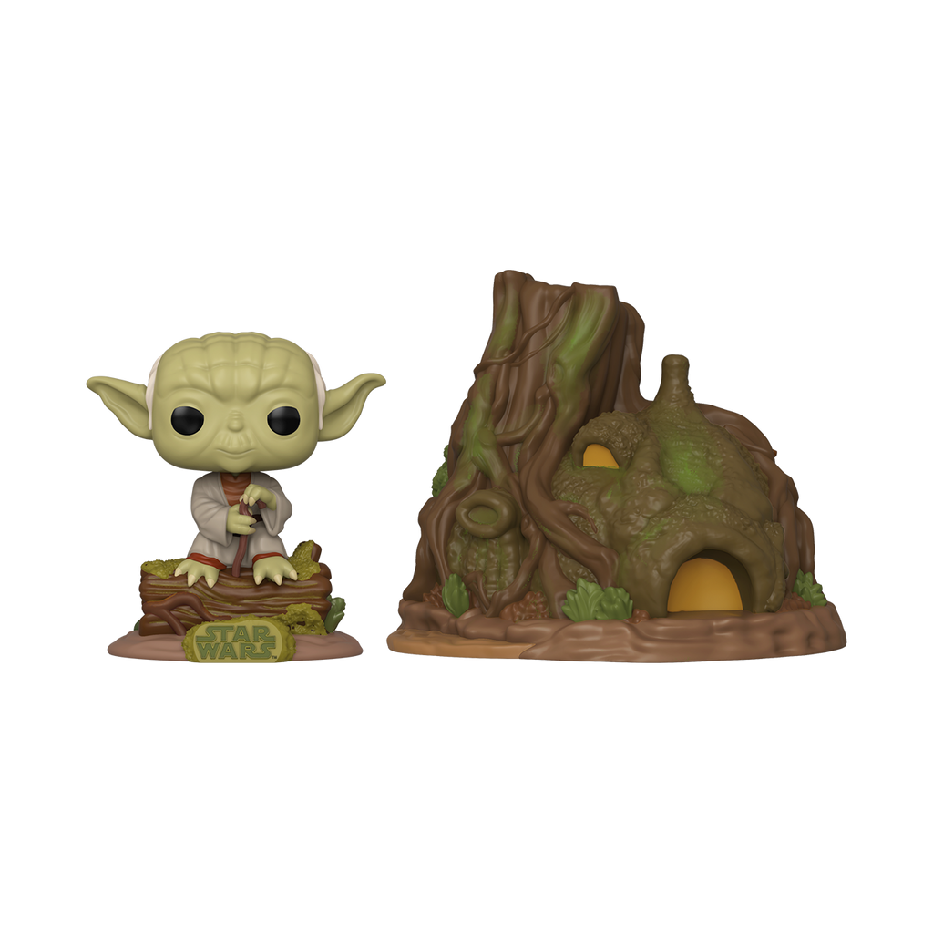 Funko Pop! Town: Star Wars The Empire Strikes Back - Dagobah Yoda with Hut #11 oob