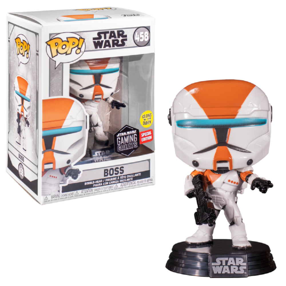 Funko 56097 Pop! Star Wars: Republic Commando - Boss (Glow in the