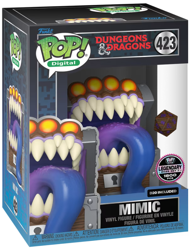 Funko Pop! Dungeons & Dragons Mimic vinyl figure packaging