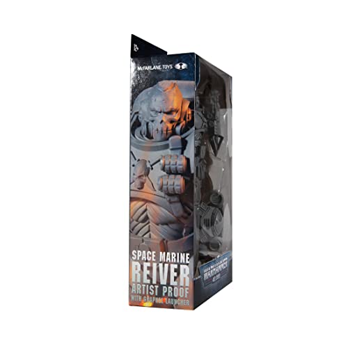McFarlane Space Marine Reiver Artist Proof box, Warhammer 40,000, side view