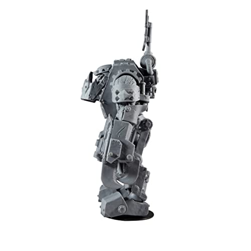 Warhammer Ork Meganob action figure side view with large shoulder plate and rifle