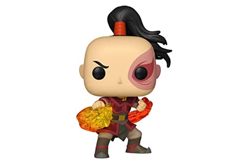 Pop! Zuko collectible figure, waving in red-and-yellow outfit