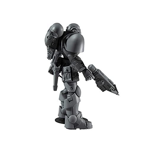 McFarlane Space Marine Reiver 7in figure, dark gray armor, holding blade and pistol