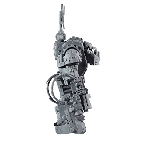 Warhammer Ork Meganob action figure back three-quarter view with hanging cables