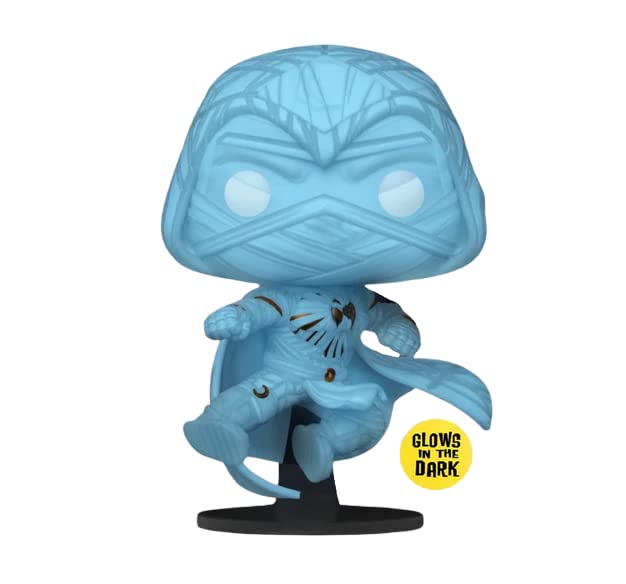 Glow-in-the-dark Moon Knight Pop! vinyl figure standing, blue suit