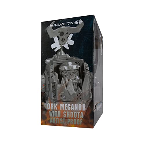 Ork Meganob Mega Figure product box with front window and illustrated figure