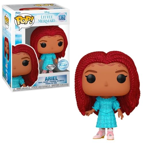 Funko Pop! Little Mermaid Ariel diamond collection vinyl figurine, red hair, turquoise dress