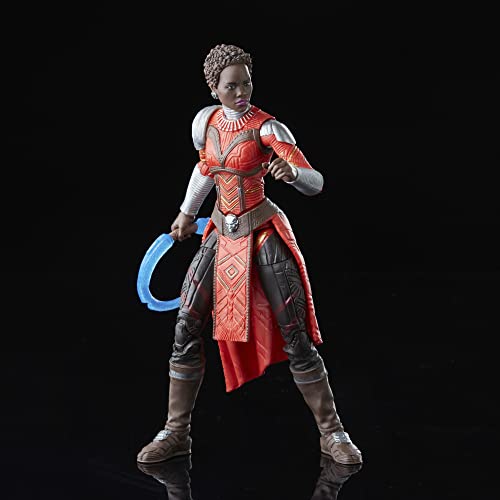 Character action figure posing with one blue energy ring, red armor with gray sleeves