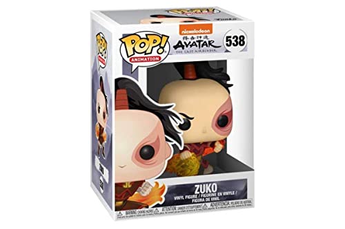 Pop! Zuko collectible figure in display box, figure visible through window