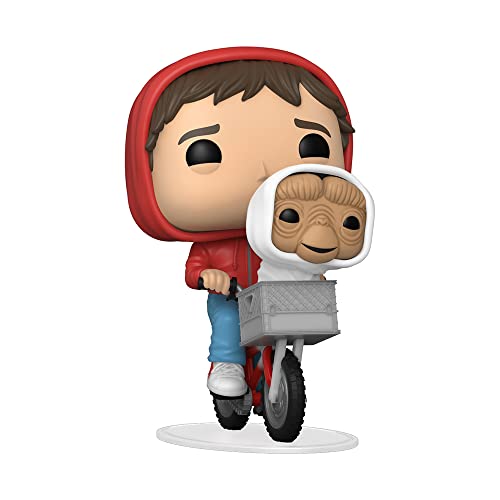 Vinyl Funko Pop figure of Elliott wearing red hood, holding a gray device with E.T.