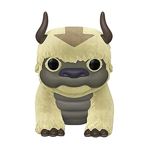 Flocked Funko Pop! vinyl figure of Appa, front view, black eyes and dark snout