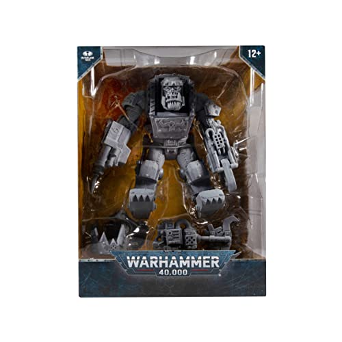 Warhammer Ork Meganob Mega Figure in box with clear window and battle armor