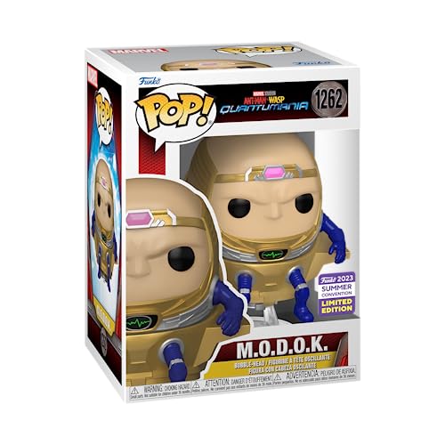 Windowed Funko POP! vinyl figure box showing gold figure with blue gloves