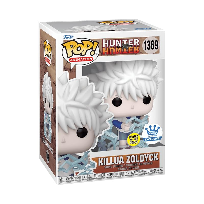 Glow-in-the-dark vinyl Pop! figurine in box, Killua Zoldyck, 1369