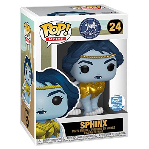 Vinyl Sphinx-themed Funko POP! collectible figure with dark blue hair and gold details
