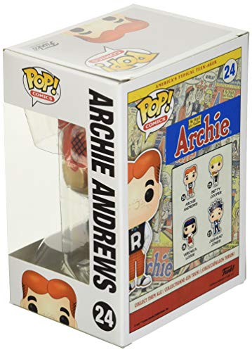 Collectible vinyl figure box side with Archie Andrews artwork and Pop! badge 24