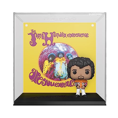Funko POP! vinyl figure inside clear display case with colorful album cover