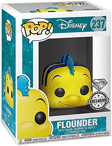 Funko POP Disney vinyl figure in box, yellow glitter face with blue horn