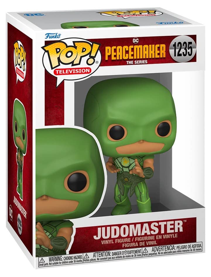 JudoMaster vinyl figure in green suit, holding a yellow object