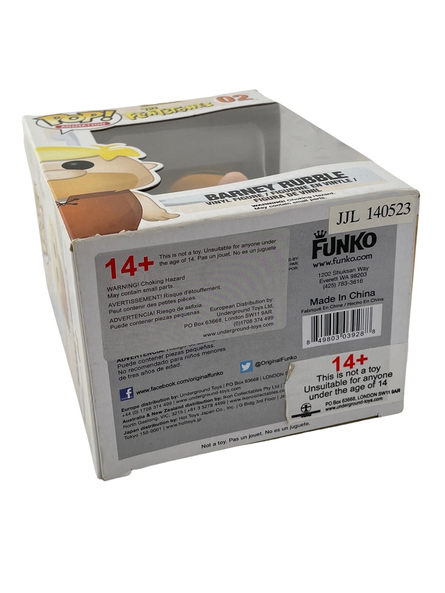 Funko Pop! The Flintstones Barney Rubble