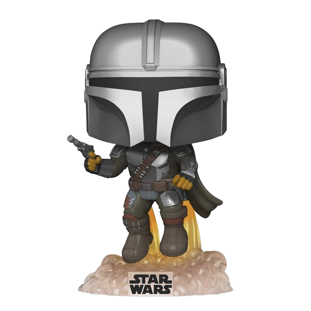 Funko Pop! Star Wars Mandalorian Flying with Blaster Jetpack #408