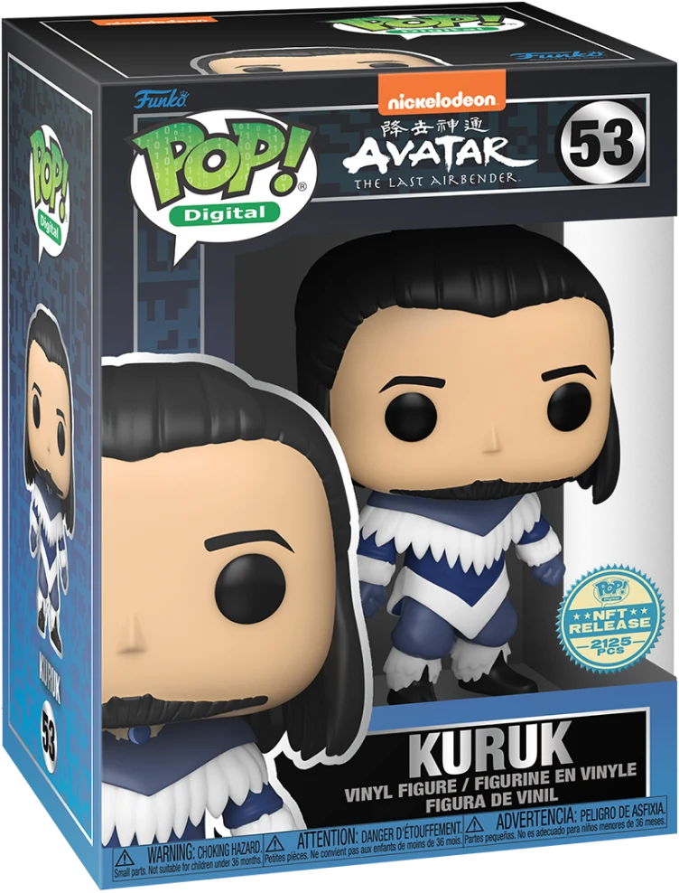 Funko Pop! Digital Avatar The Last Airbender Kuruk NFT