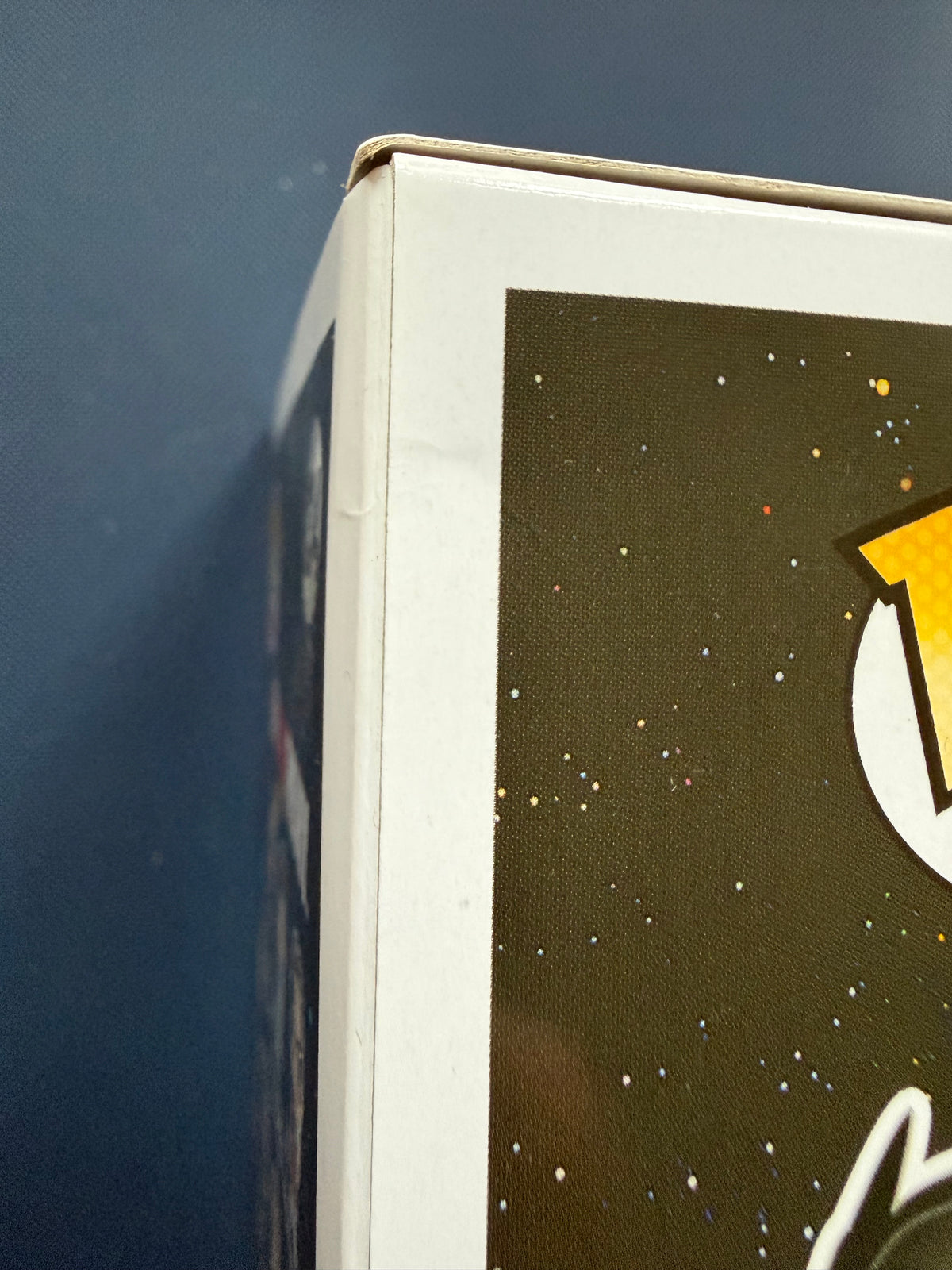Funko Pop box back with black-and-gold starry artwork and limited edition text