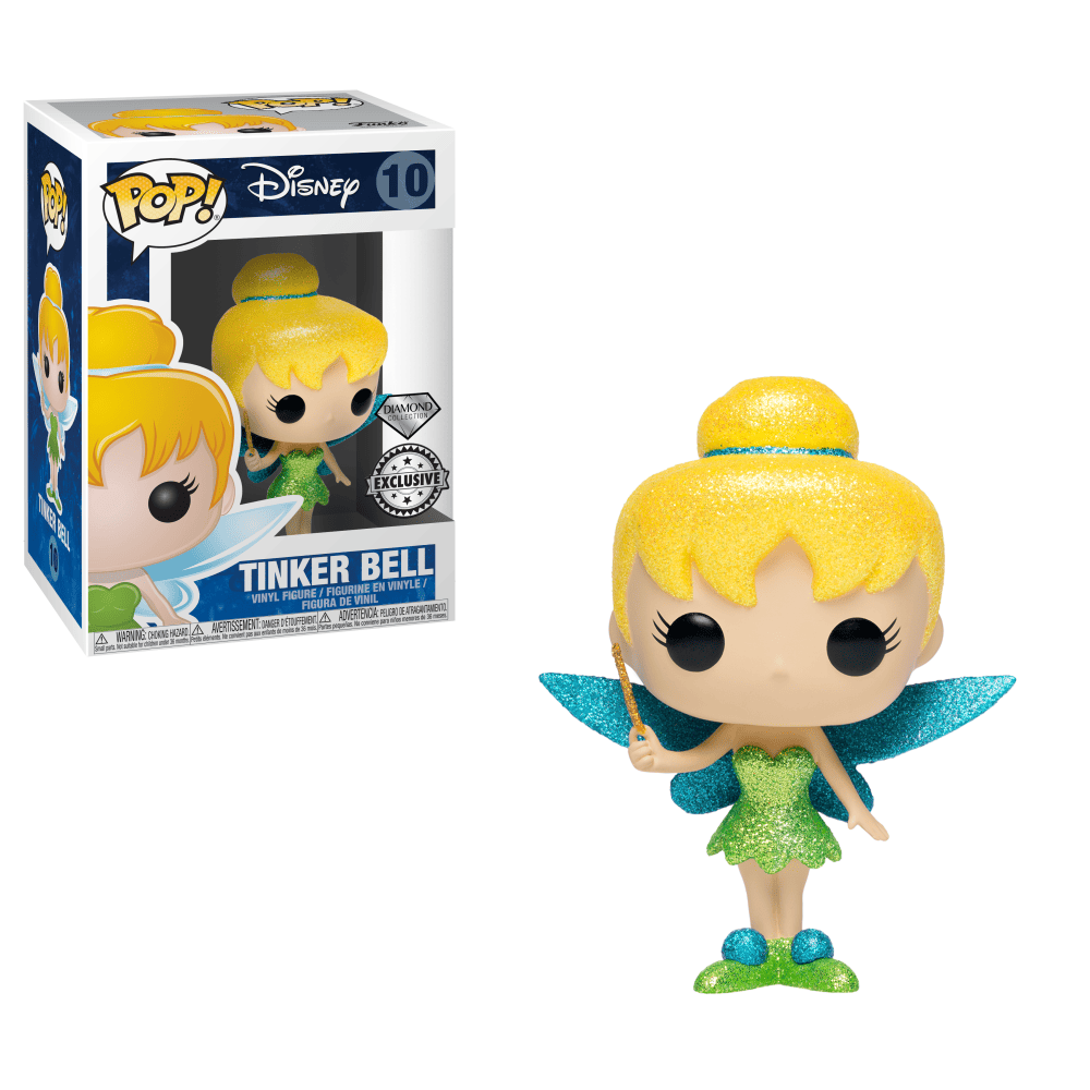 Funko Pop! Tinker Bell figure with packaging on a white background
