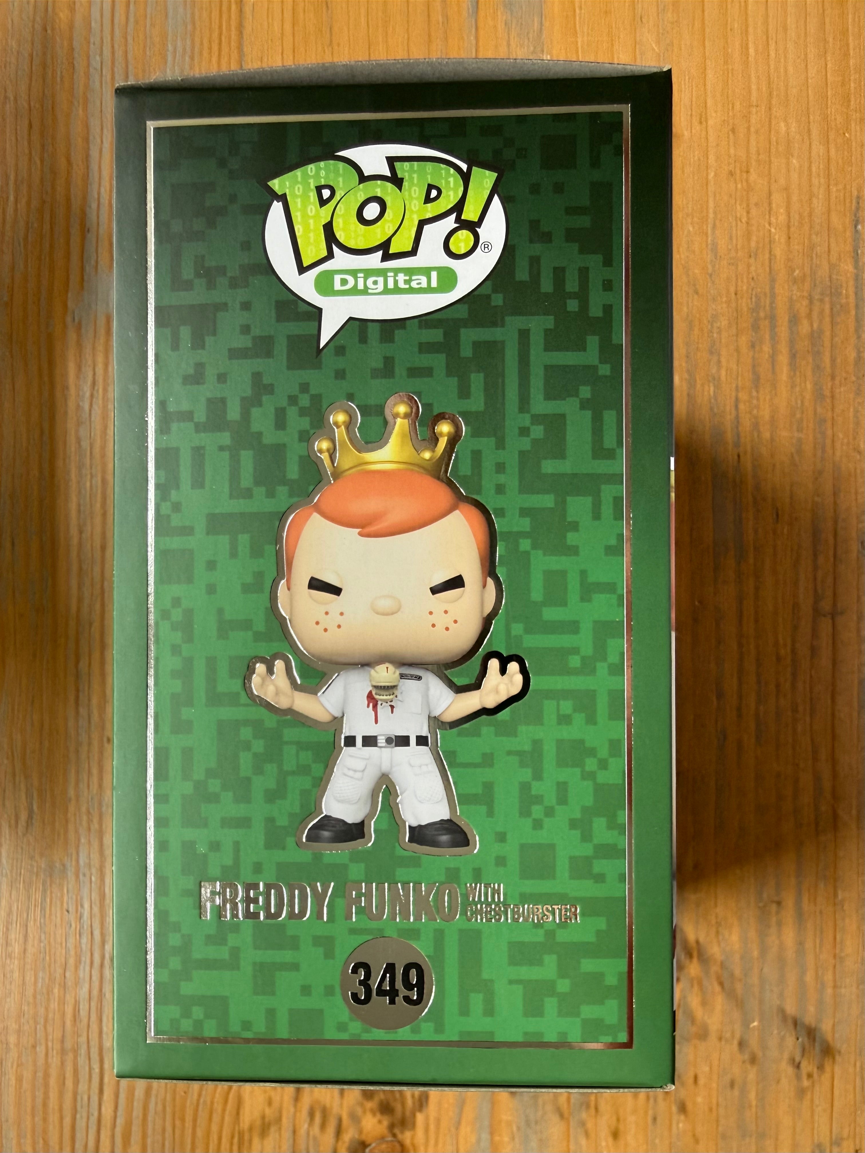 Funko Pop! Digital Alien Freddy Funko figure, #349
