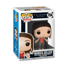 Vinyl collectible figure in box, red top and tan pants with dark hair headband