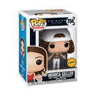 Funko Pop Monica Geller Chase Edition vinyl figure box with white cap and frizzy brown hair.