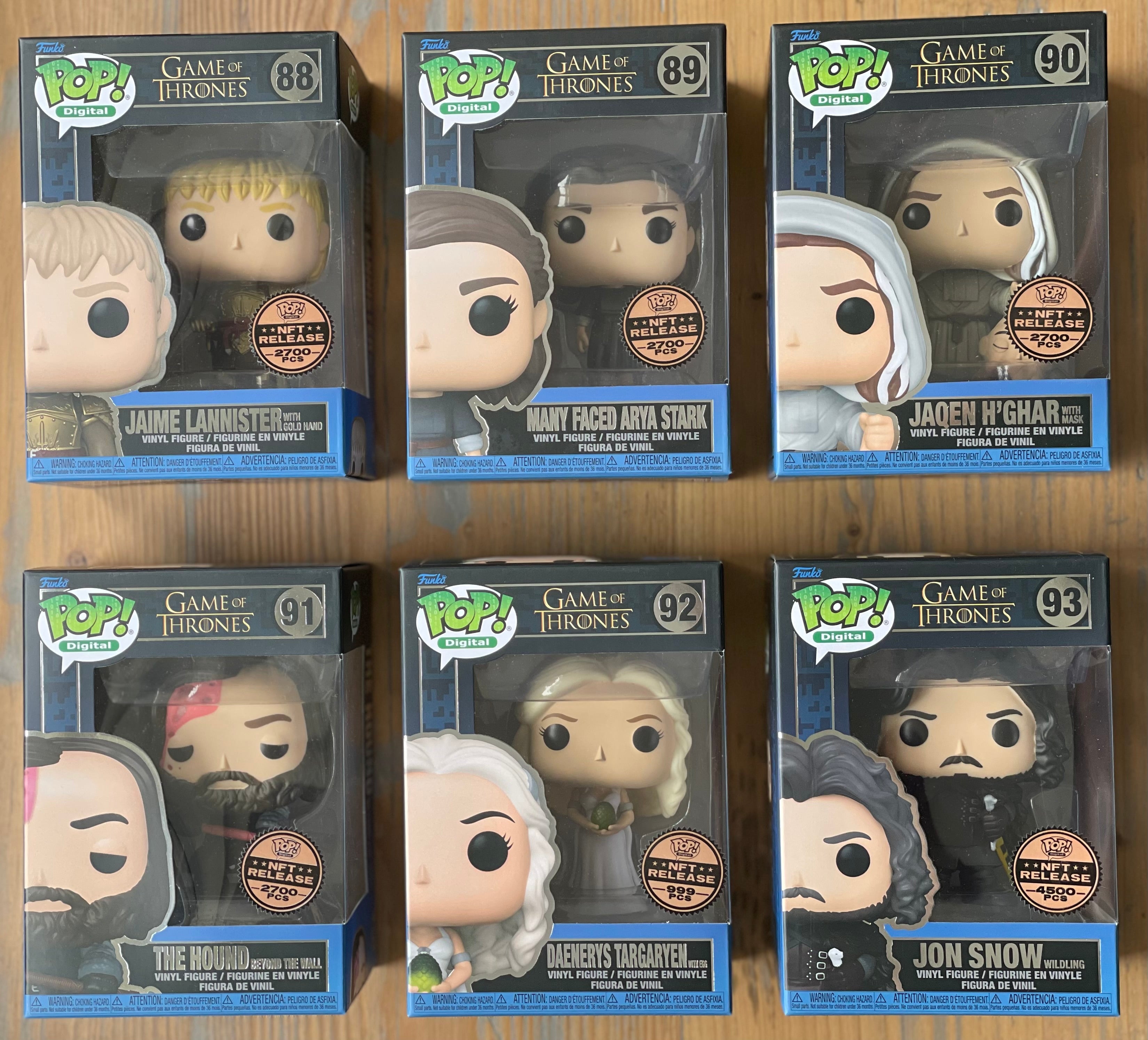 Funko Pop deals GAME OF THRONES Seventh Edition LOT