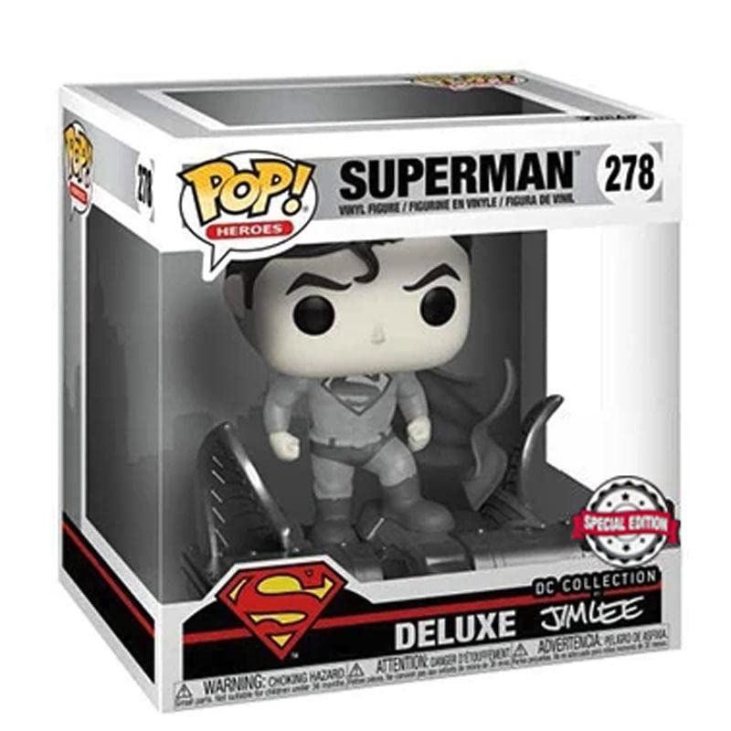 Superman deluxe Funko POP box with character figure inside