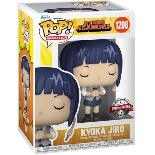 Kyoka Jiro Funko Pop vinyl figure in box, dark blue hair and holding a microphone