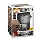 Platinum silver vinyl collectible figure in cap and jacket, shown in retail box
