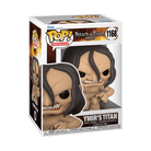 Vinyl Funko Pop! figure of Ymir's Titan, snarling with dark hair and fangs
