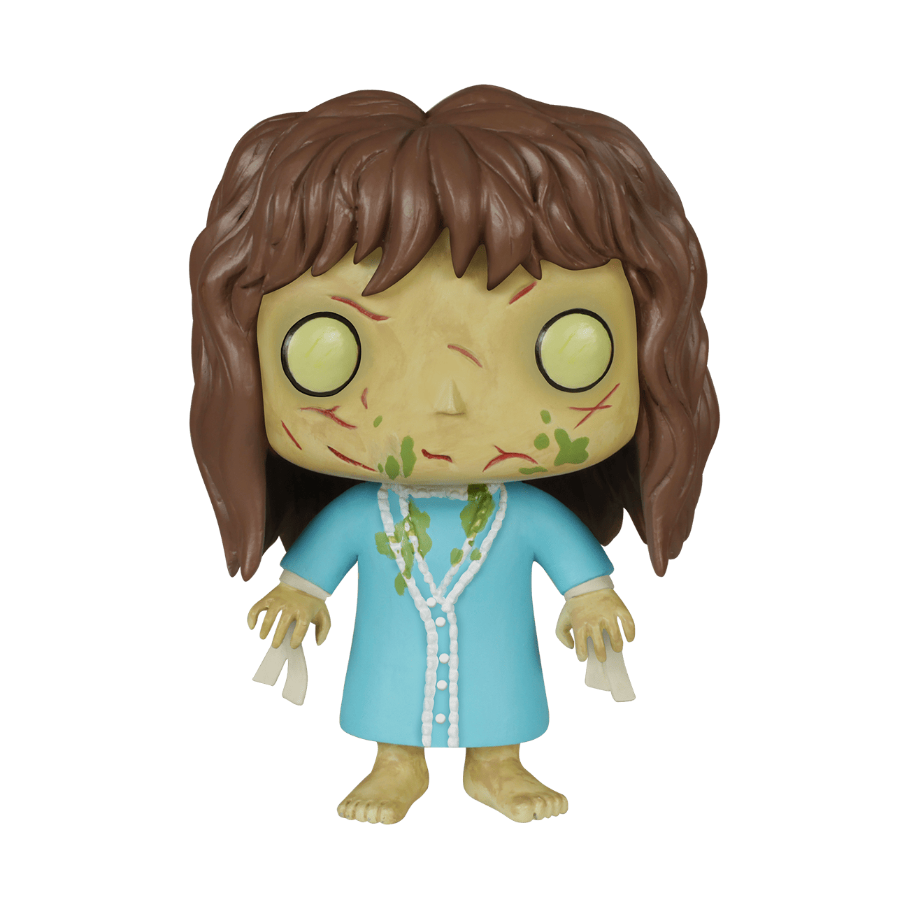 Funko Pop The Exorcist Regan #203 vinyl figure in blue dress, green face marks