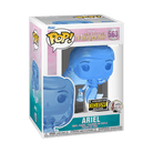 Translucent blue Ariel Funko Pop vinyl figure in window box, limited edition