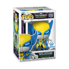 Funko Pop! Marvel Mech Strike Wolverine figure in retail box, blue and yellow